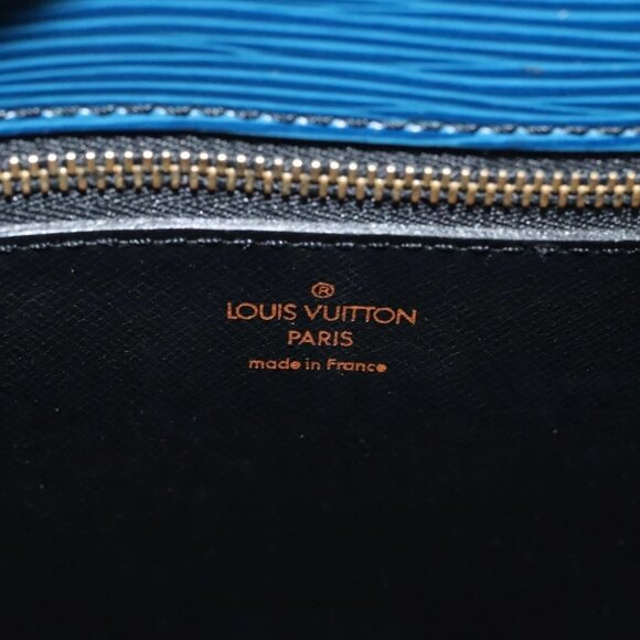 LOUIS VUITTON Epi Saint Cloud GM Shoulder Bag Toledo Blue M52195 LV Auth 128324 - Picture 10 of 16